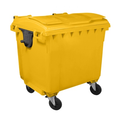 Container 1100L cu capac plat